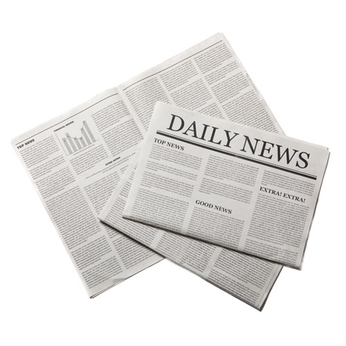 新聞紙または厚紙