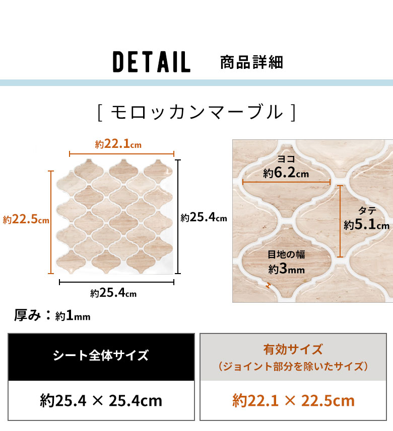 シートサイズなど。