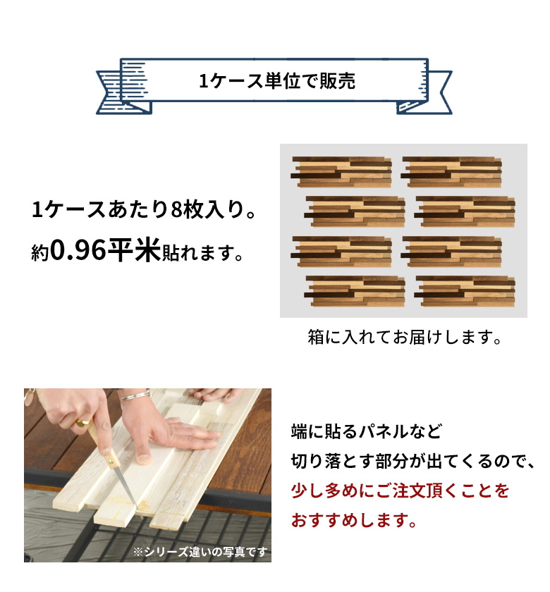 1ケース単位で販売。