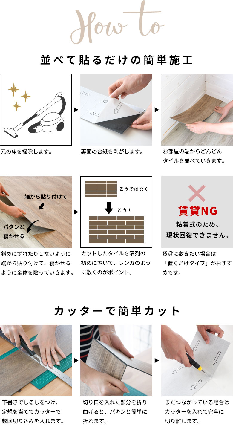 敷き方
