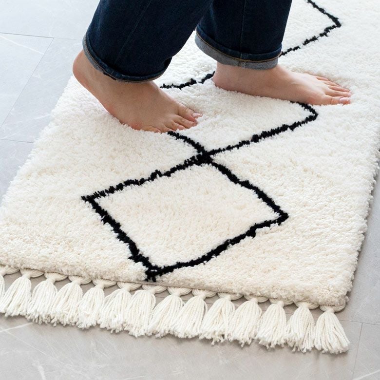 玄関マット ラグマット 約50cm×80cm ベニオワレン風 ベニオワレン風