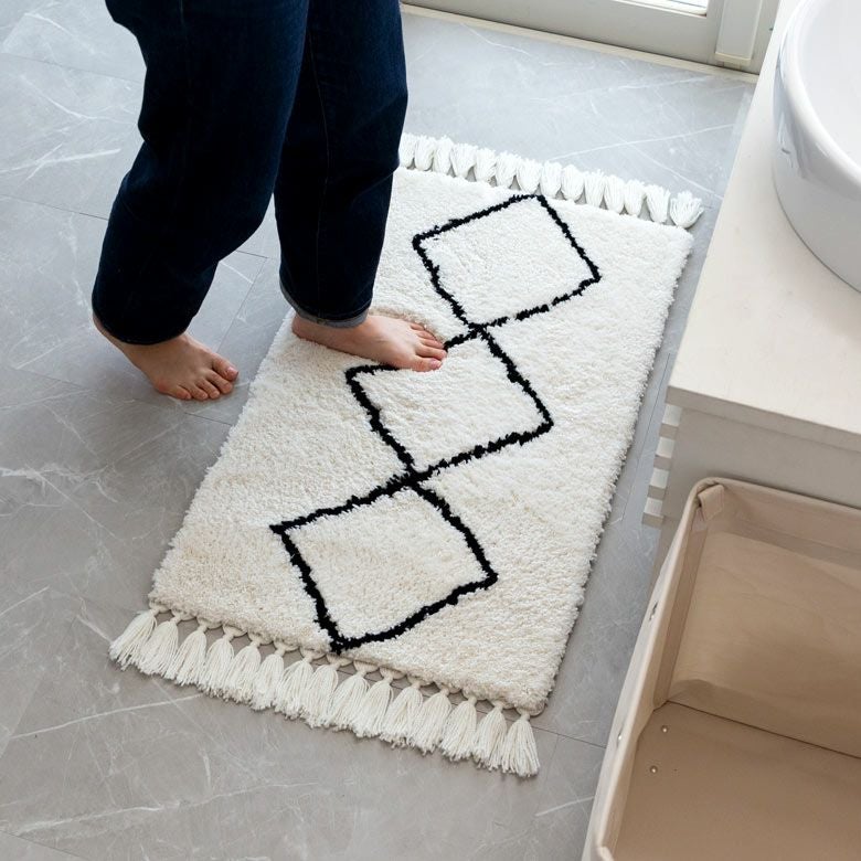 玄関マット ラグマット 約50cm×80cm ベニオワレン風 ベニオワレン風