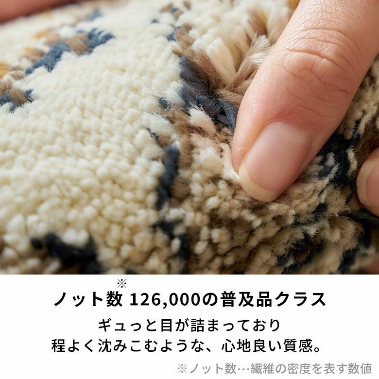 ラグ ラグマット 約100×140cm オリエンタル柄 ウィルトン織り | DIY床