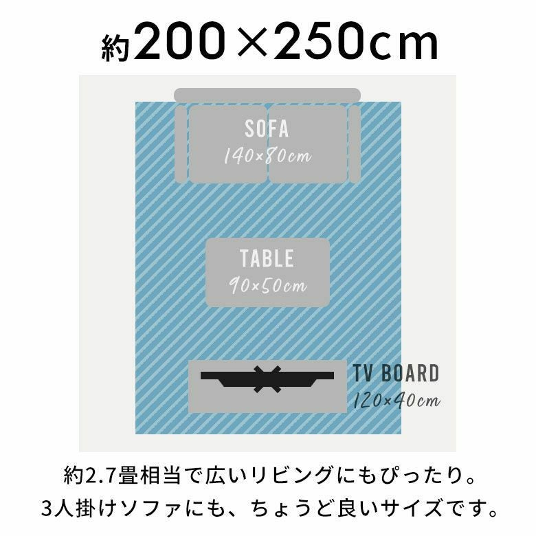 ラグ ペルシャ風 ラグマット 200×250cm オリエンタル柄 ウィルトン織り