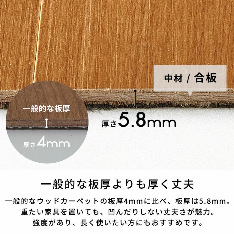 抗菌消臭効果付き江戸間6畳用フローリングカーペットで簡単リフォーム 抗菌消臭効果付き江戸間6畳用フローリングカーペットで簡単リフォーム