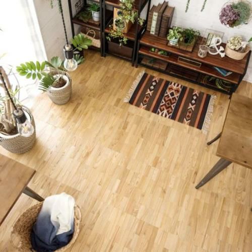 置くだけ簡単フロアタイル 50×50cm 天然木 DIYフローリングリフォーム 置くだけ簡単フロアタイル 50×50cm 天然木 DIYフローリングリフォーム