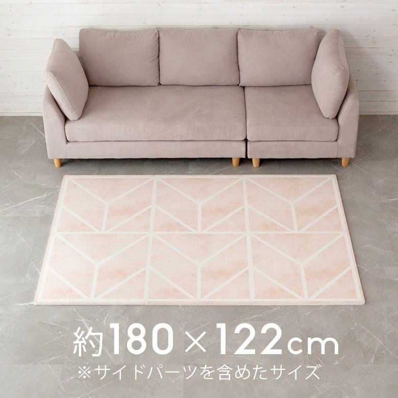 ジョイントマット プレイマット 約 W 60cm × D 60cm × H 1.2cm フロア