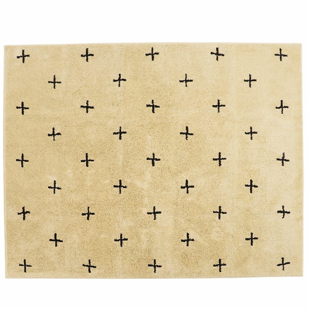 日本製 ラグ ラグマット 約 185×240cm 国産 ベニオワレン風 クロス